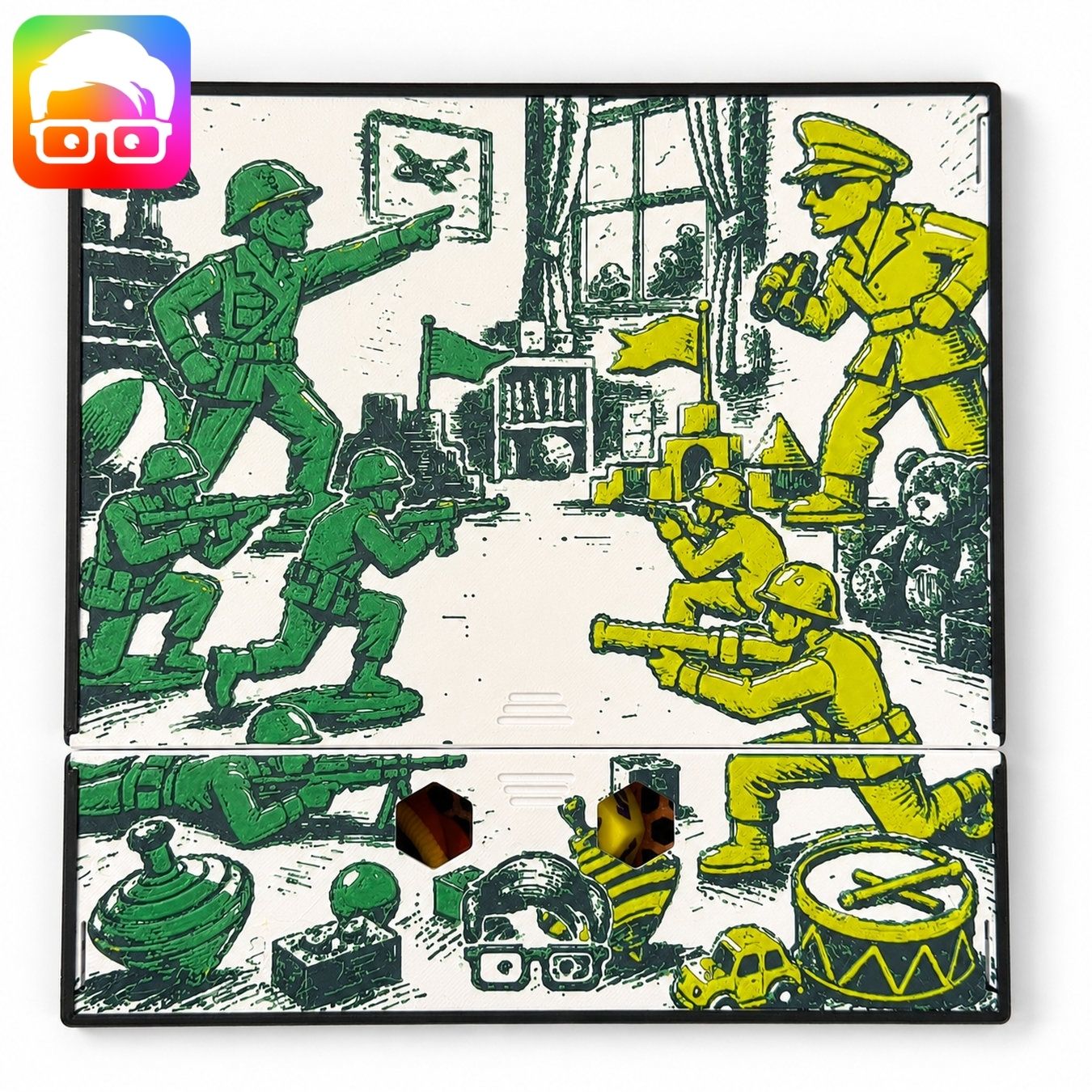 Little soldiers organizer by @ammedia3d