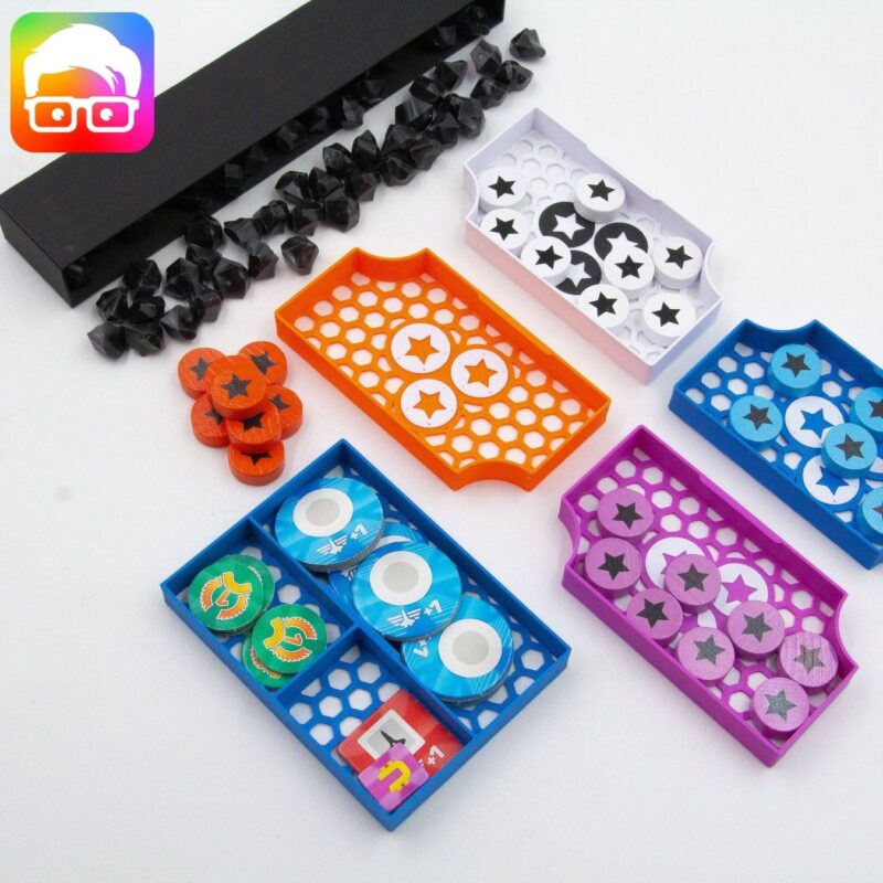 Beyond the Sun Organizer (inc. Leaders of the New Dawn) organizer by @ammedia3d [tabletop board game inserts sku: BTS001]