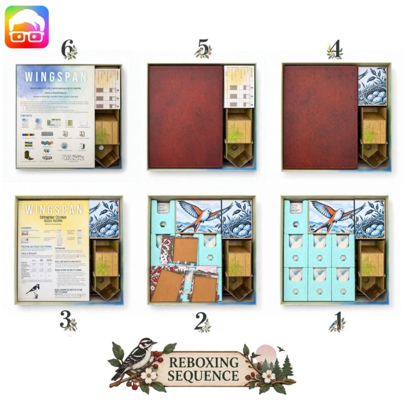 Wingspan ALL-IN organizer (Base + Europa & Oceania exp.)