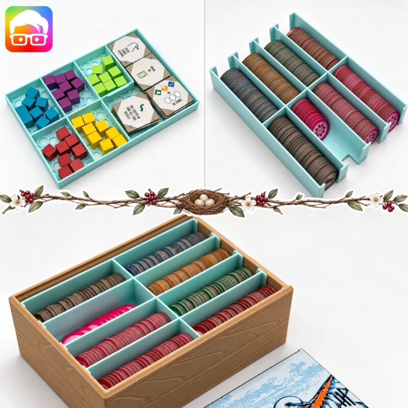 Wingspan ALL-IN organizer (Base + Europa & Oceania exp.)