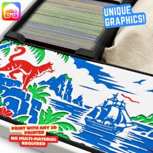 The Isle of Cats ALL-IN Organizer (inc. Late arrivals & kickstarter pack 1) by @ammedia3d