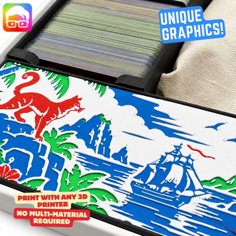 The Isle of Cats ALL-IN Organizer (inc. Late arrivals & kickstarter pack 1) by @ammedia3d