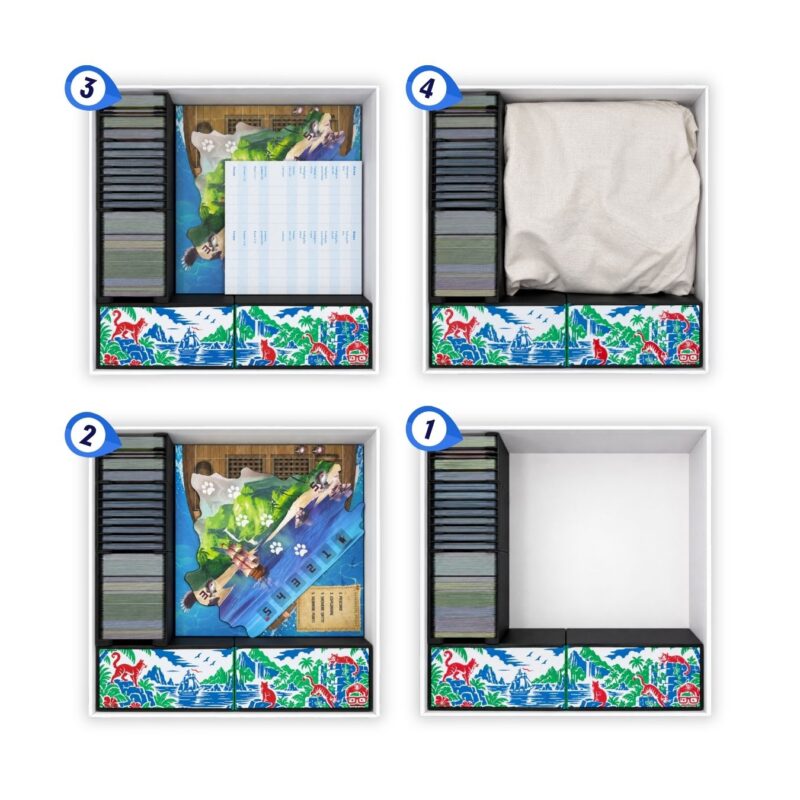 The Isle of Cats ALL-IN Organizer (inc. Late arrivals & kickstarter pack 1) by @ammedia3d