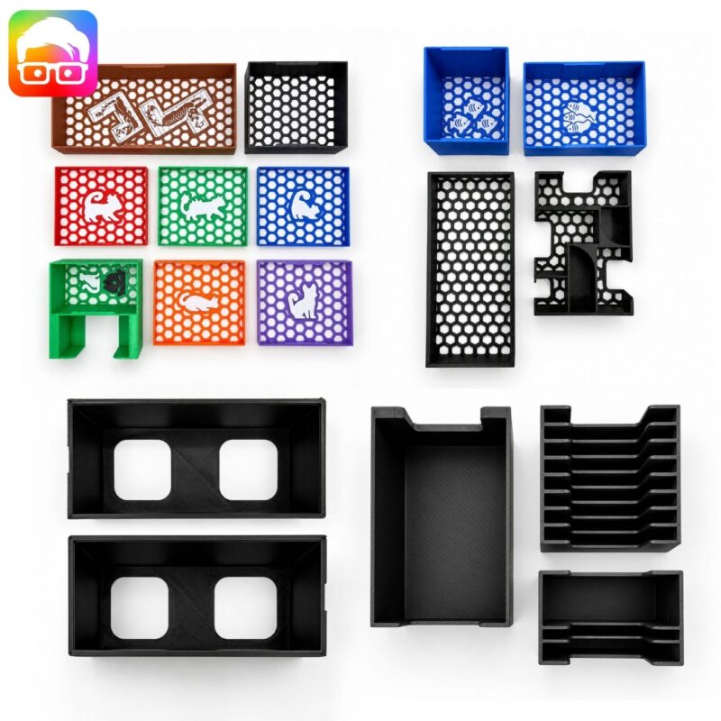 The Isle of Cats ALL-IN Organizer (inc. Late arrivals & kickstarter pack 1) by @ammedia3d