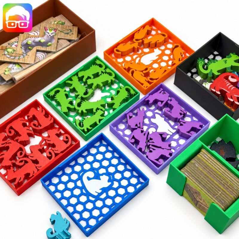 The Isle of Cats ALL-IN Organizer (inc. Late arrivals & kickstarter pack 1) by @ammedia3d