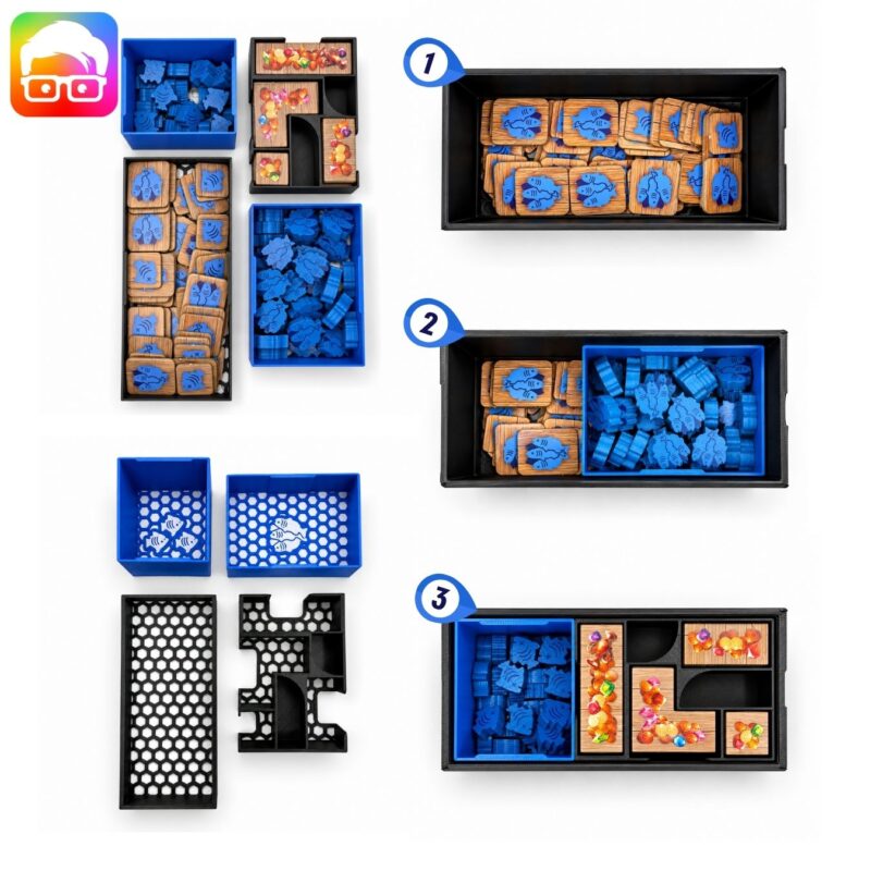 The Isle of Cats ALL-IN Organizer (inc. Late arrivals & kickstarter pack 1) by @ammedia3d
